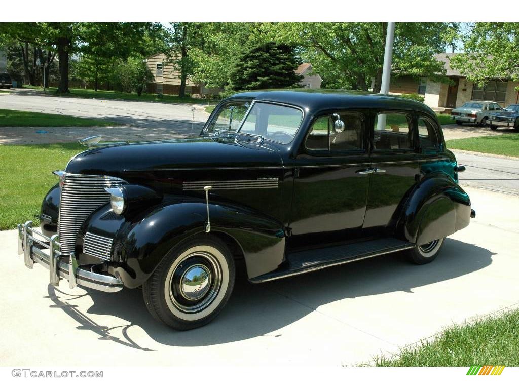 1939 Master Deluxe 4 Door Sport Sedan - Black / Tan photo #16