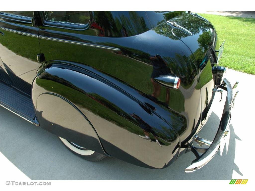 1939 Master Deluxe 4 Door Sport Sedan - Black / Tan photo #46