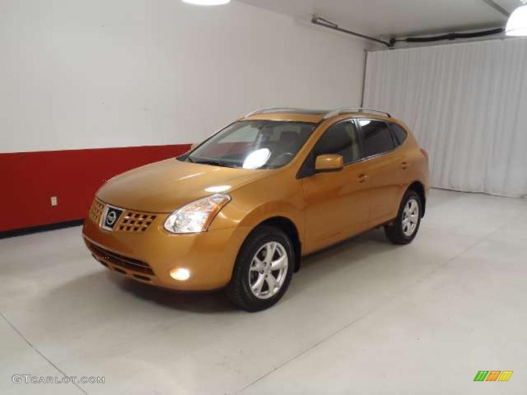 Orange Alloy Metallic 2008 Nissan Rogue SL Exterior Photo #44206324
