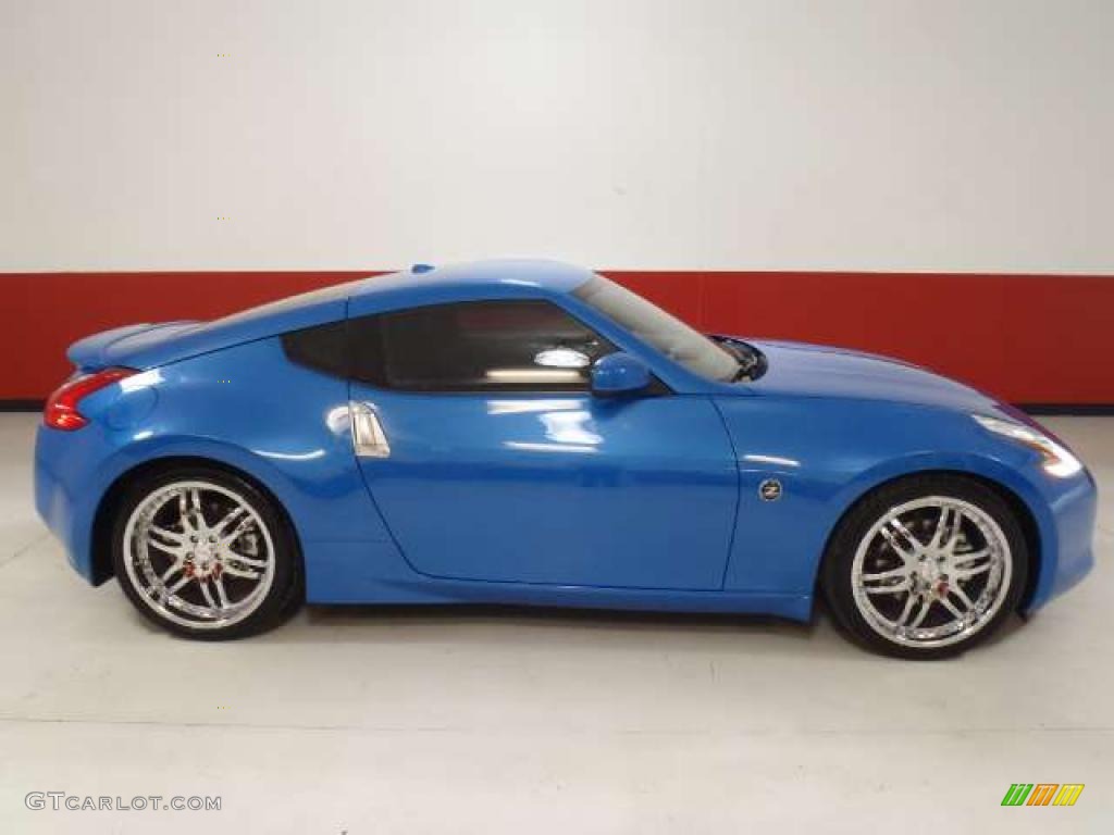 Monterey Blue 2009 Nissan 370Z Touring Coupe Exterior Photo #44206785