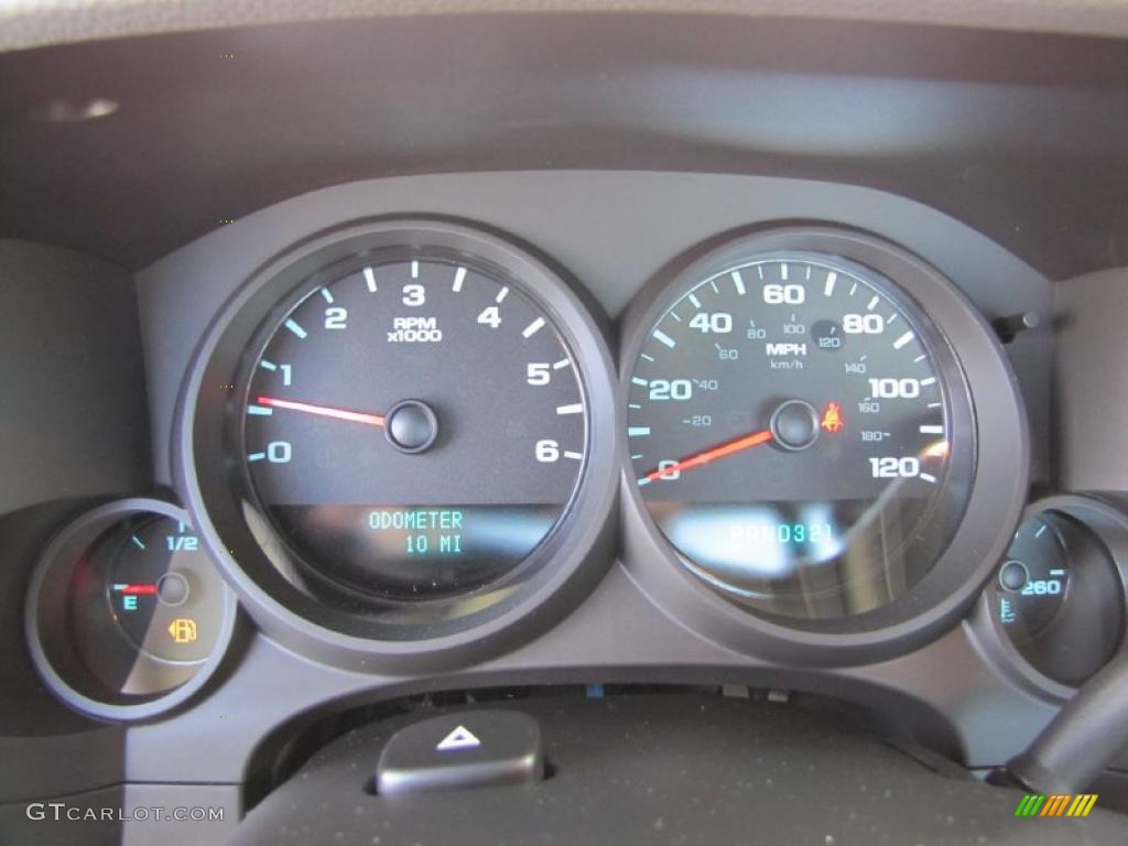 2011 Silverado 1500 Regular Cab - Sheer Silver Metallic / Dark Titanium photo #7