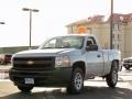 2011 Sheer Silver Metallic Chevrolet Silverado 1500 Regular Cab  photo #9