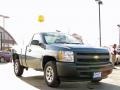 2011 Blue Granite Metallic Chevrolet Silverado 1500 Regular Cab  photo #9