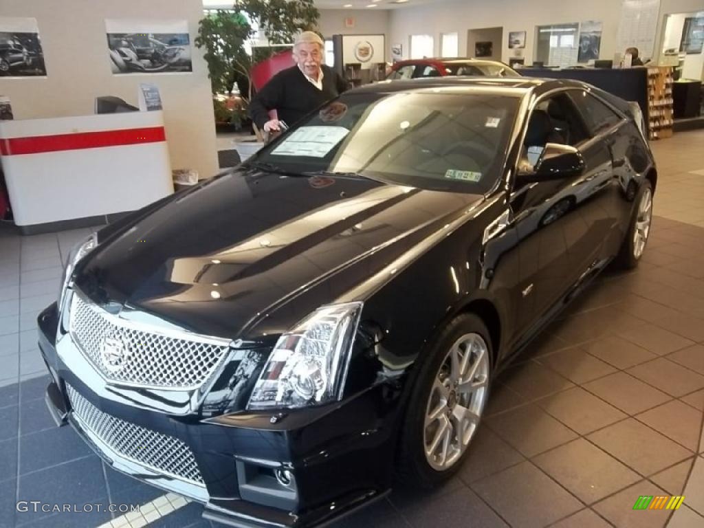 2011 CTS -V Coupe - Black Raven / Ebony photo #1