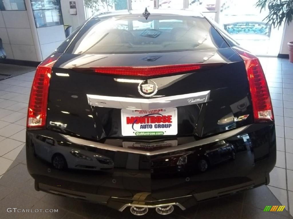 2011 CTS -V Coupe - Black Raven / Ebony photo #8