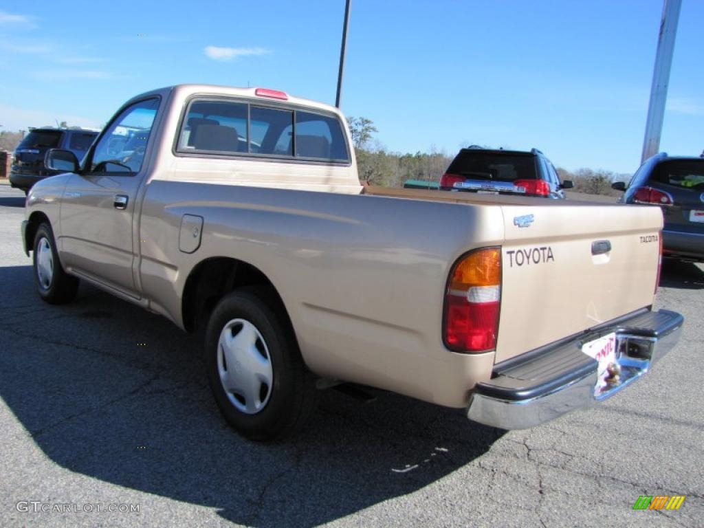 1999 Tacoma Regular Cab - Sierra Beige Metallic / Oak photo #5