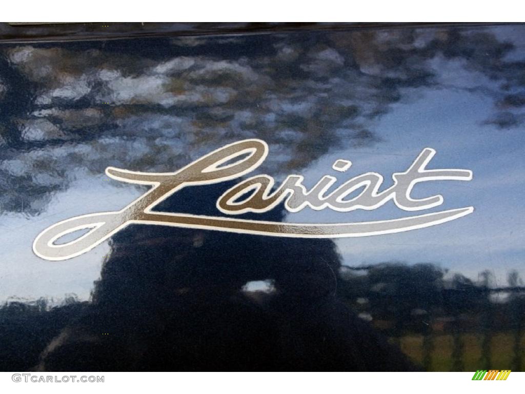 2002 F150 Lariat SuperCrew 4x4 - Charcoal Blue Metallic / Medium Parchment photo #29