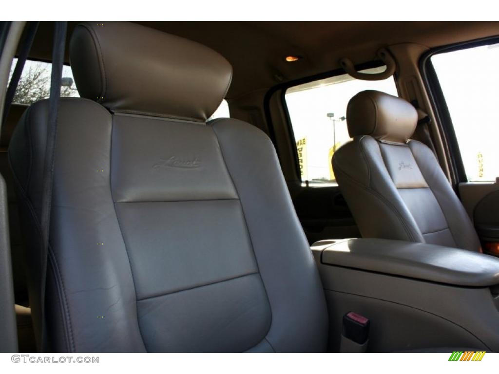 2002 F150 Lariat SuperCrew 4x4 - Charcoal Blue Metallic / Medium Parchment photo #38