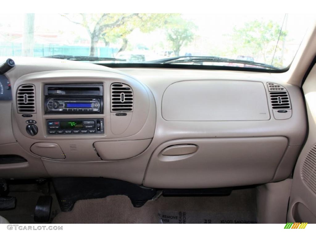 2002 F150 Lariat SuperCrew 4x4 - Charcoal Blue Metallic / Medium Parchment photo #60