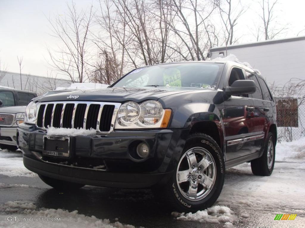 2007 Grand Cherokee Limited 4x4 - Steel Blue Metallic / Medium Slate Gray photo #1