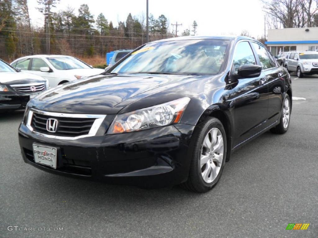 Nighthawk Black Pearl 2008 Honda Accord EX-L Sedan Exterior Photo #44213573