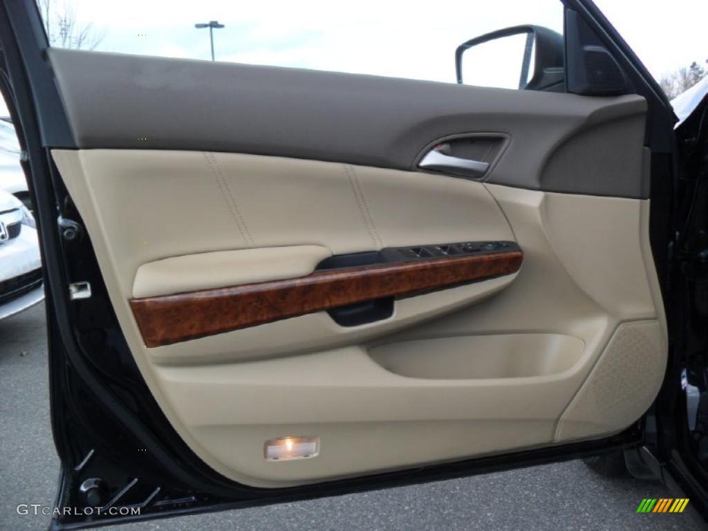 2008 Honda Accord EX-L Sedan Ivory Door Panel Photo #44213650