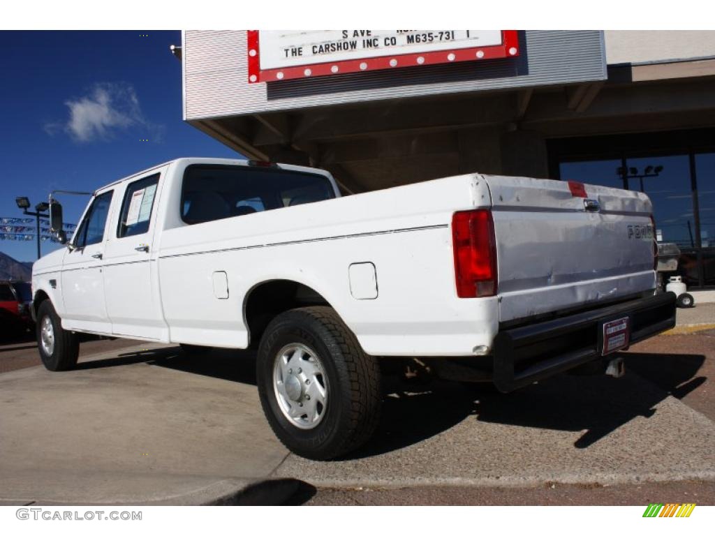 Oxford White 1997 Ford F350 XL Crew Cab Exterior Photo #44214209