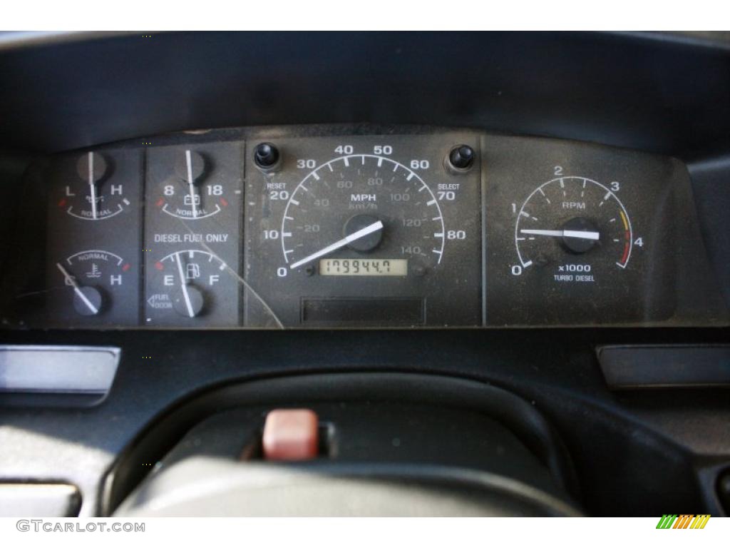 1997 Ford F350 XL Crew Cab Gauges Photo #44214269