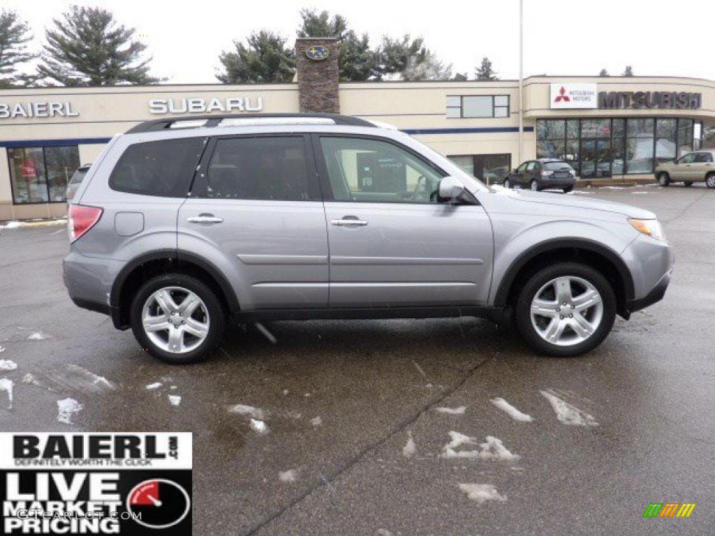 2009 Forester 2.5 X Limited - Steel Silver Metallic / Platinum photo #8