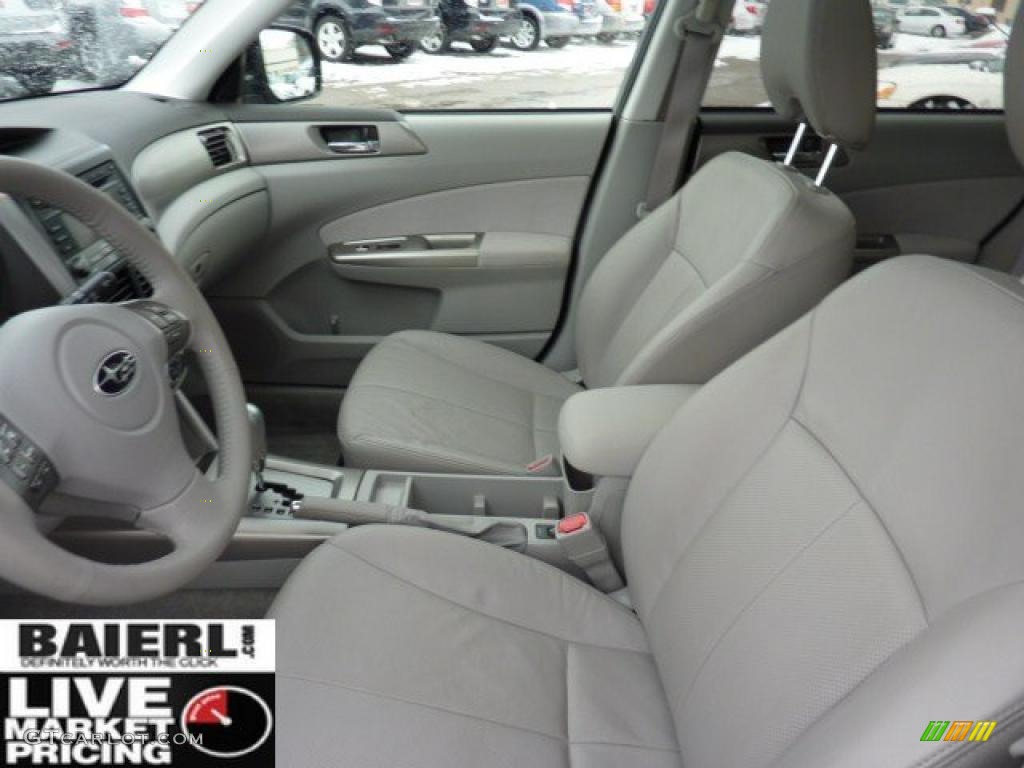2009 Forester 2.5 X Limited - Steel Silver Metallic / Platinum photo #10