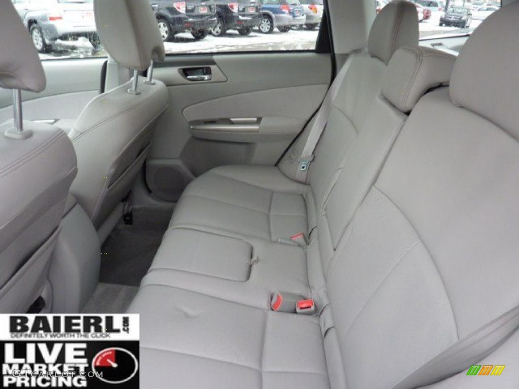 2009 Forester 2.5 X Limited - Steel Silver Metallic / Platinum photo #14