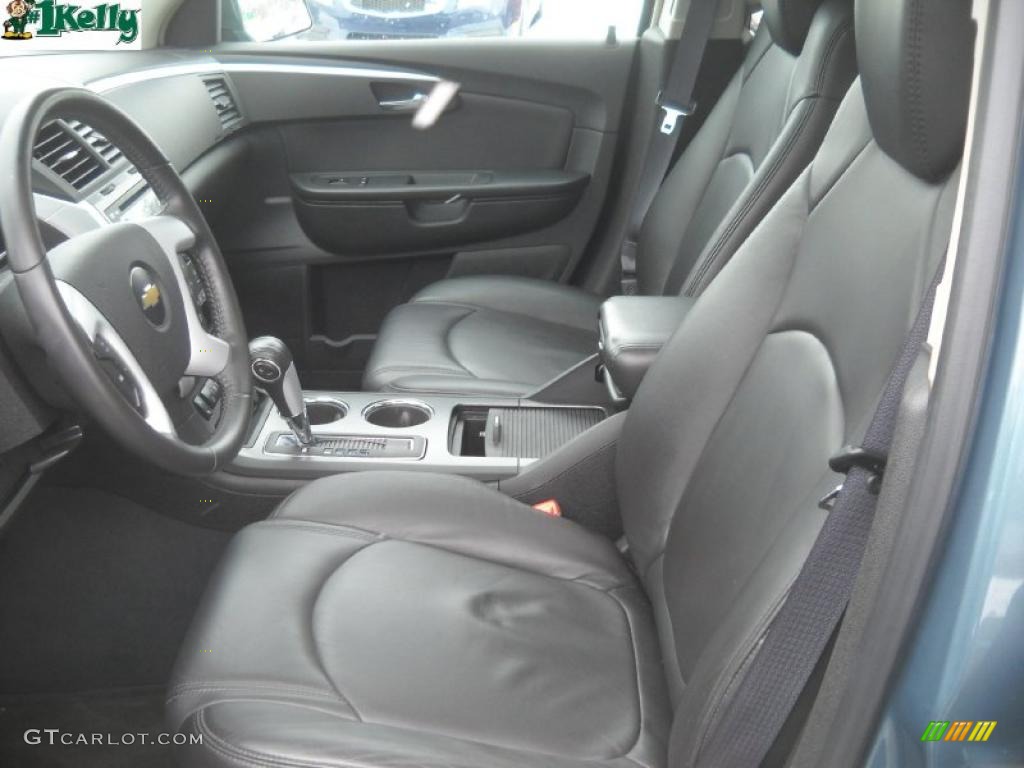 2009 Traverse LT AWD - Silver Moss Metallic / Ebony photo #10