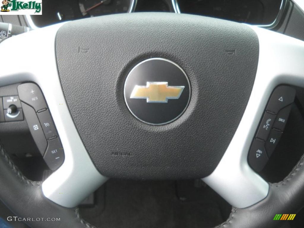 2009 Traverse LT AWD - Silver Moss Metallic / Ebony photo #19
