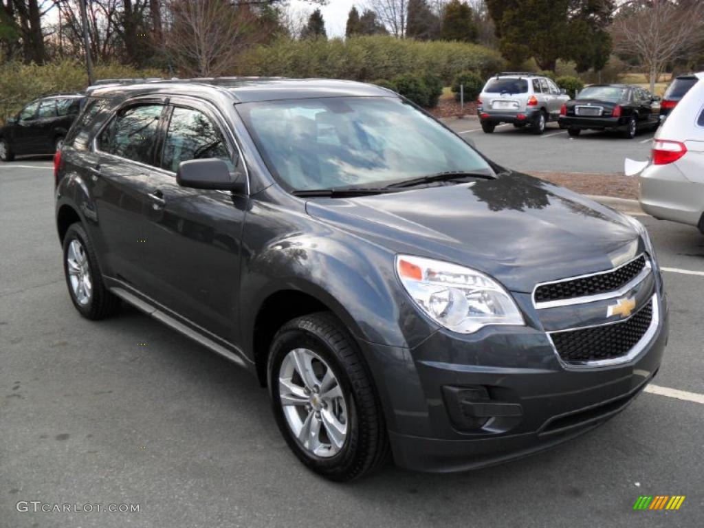 Cyber Gray Metallic 2011 Chevrolet Equinox LS Exterior Photo #44217390