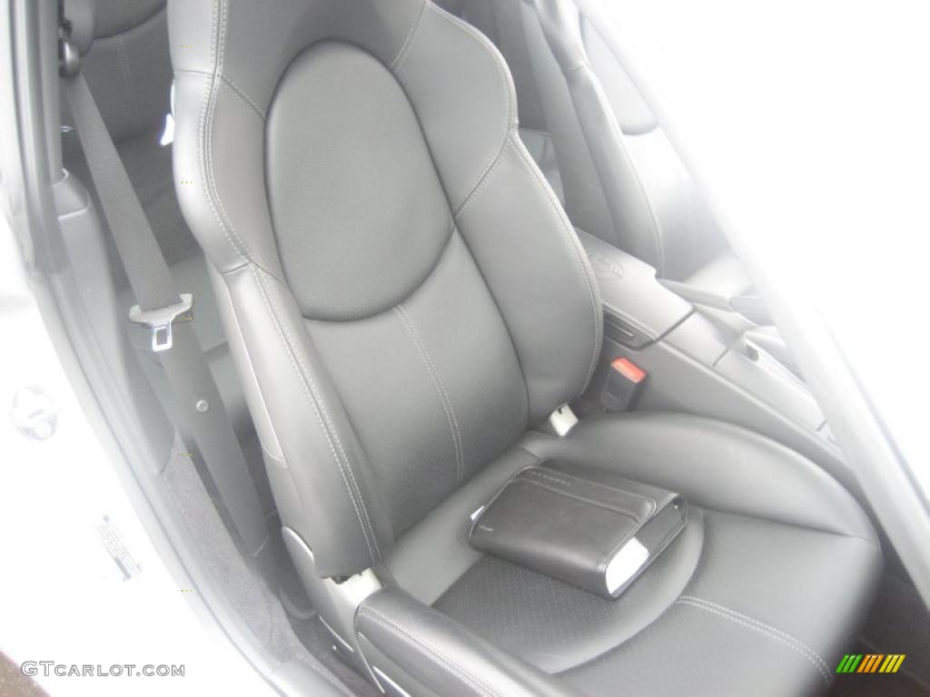 2008 911 Turbo Coupe - Arctic Silver Metallic / Black photo #24