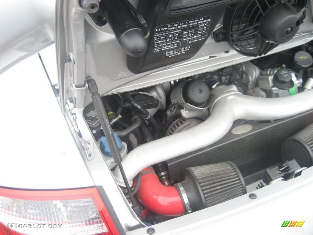 2008 911 Turbo Coupe - Arctic Silver Metallic / Black photo #31