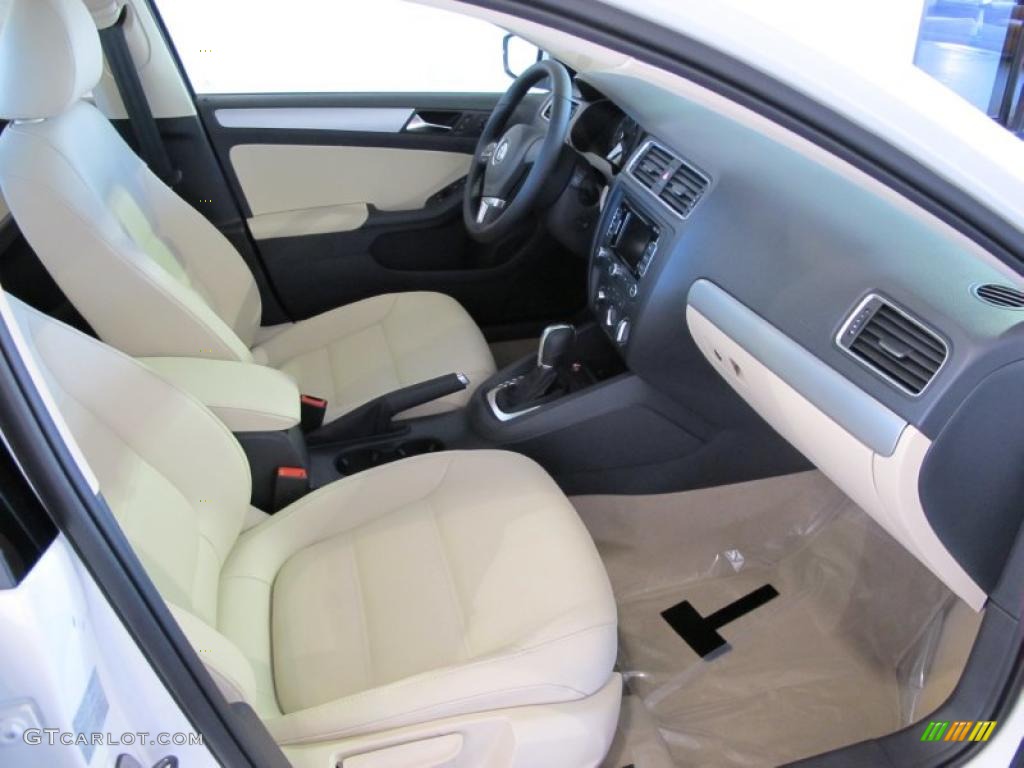 Cornsilk Beige Interior 2011 Volkswagen Jetta SEL Sedan Photo #44220757