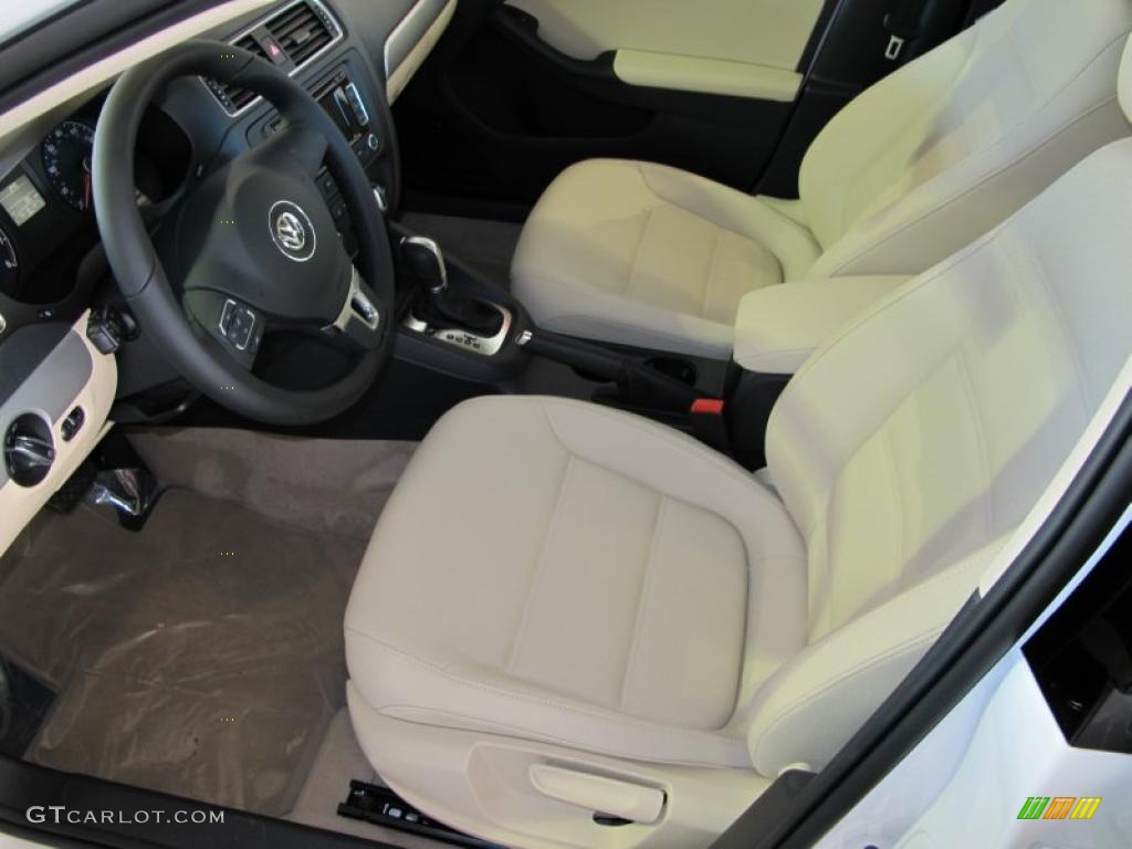 Cornsilk Beige Interior 2011 Volkswagen Jetta SEL Sedan Photo #44220802