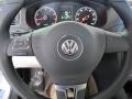 Cornsilk Beige 2011 Volkswagen Jetta SEL Sedan Steering Wheel