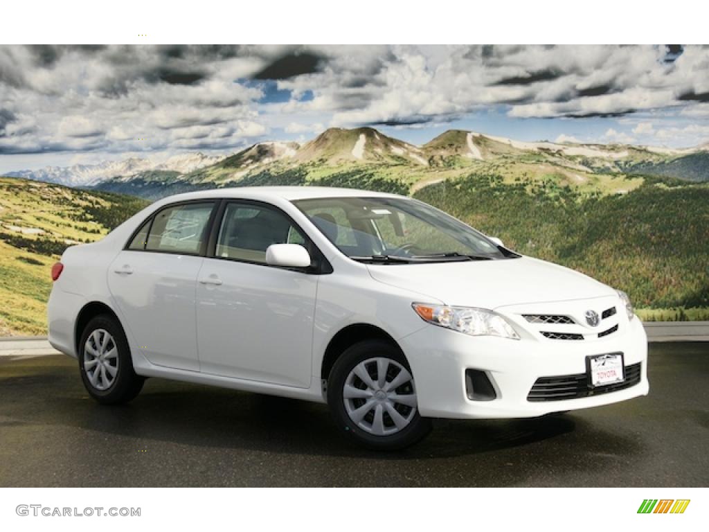 2011 Corolla LE - Super White / Bisque photo #1