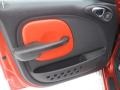 Dark Slate Gray/Orange Door Panel Photo for 2003 Chrysler PT Cruiser #44223401