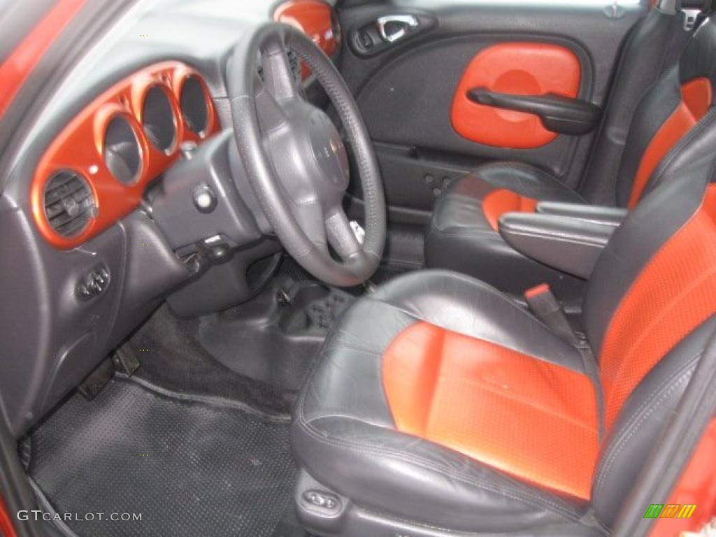 Dark Slate Gray/Orange Interior 2003 Chrysler PT Cruiser Dream Cruiser Series 2 Photo #44223421