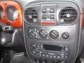 2003 Chrysler PT Cruiser Dark Slate Gray/Orange Interior Controls Photo
