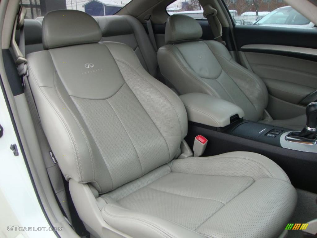 Stone Interior 2008 Infiniti G 37 S Sport Coupe Photo #44224433