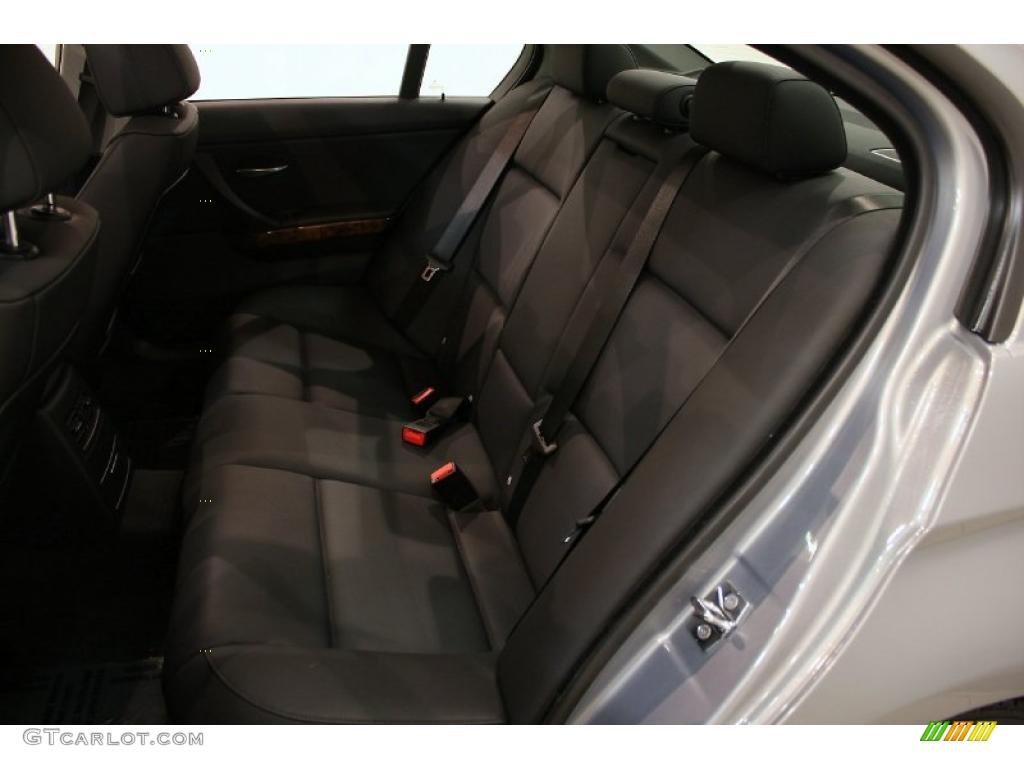 2008 3 Series 328xi Sedan - Arctic Metallic / Black photo #14