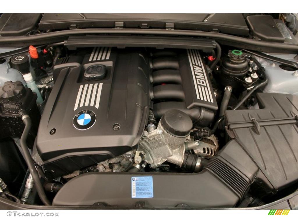 2008 3 Series 328xi Sedan - Arctic Metallic / Black photo #17