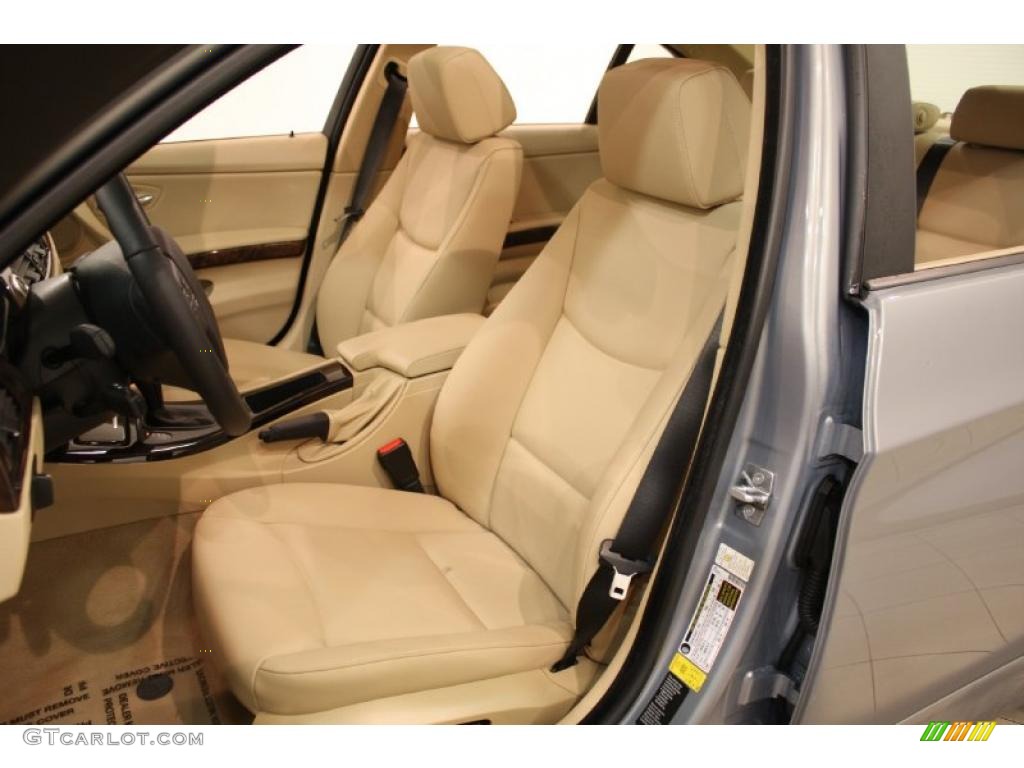 2008 3 Series 328i Sedan - Arctic Metallic / Beige photo #8