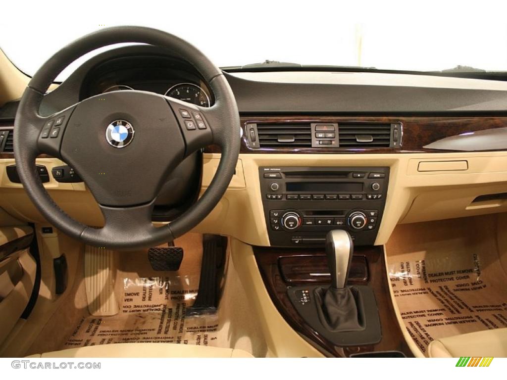 2008 3 Series 328i Sedan - Arctic Metallic / Beige photo #16