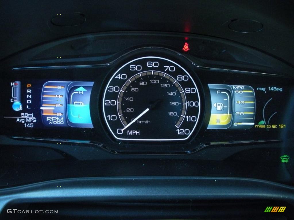 2011 Lincoln MKZ Hybrid Gauges Photo #44229267