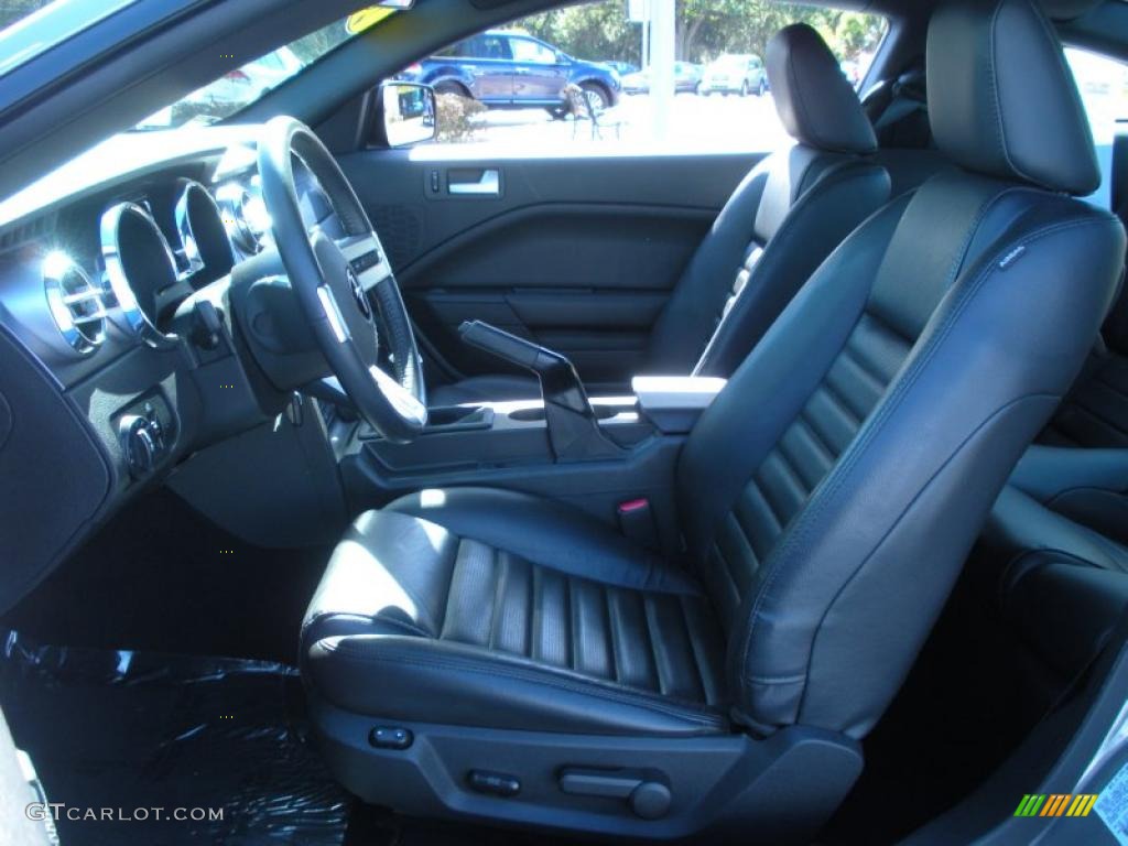 Black Interior 2008 Ford Mustang GT Premium Coupe Photo #44230965