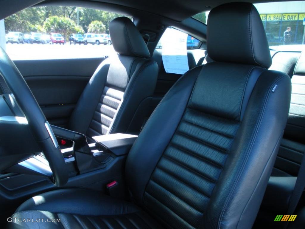 Black Interior 2008 Ford Mustang GT Premium Coupe Photo #44230977