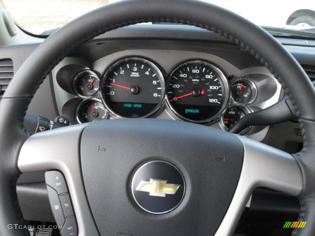 2011 Silverado 1500 LT Crew Cab - Summit White / Ebony photo #12