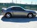 2002 Mineral Grey Metallic Ford Mustang V6 Coupe  photo #2