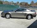 2002 Mineral Grey Metallic Ford Mustang V6 Coupe  photo #6