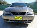 2002 Mineral Grey Metallic Ford Mustang V6 Coupe  photo #9