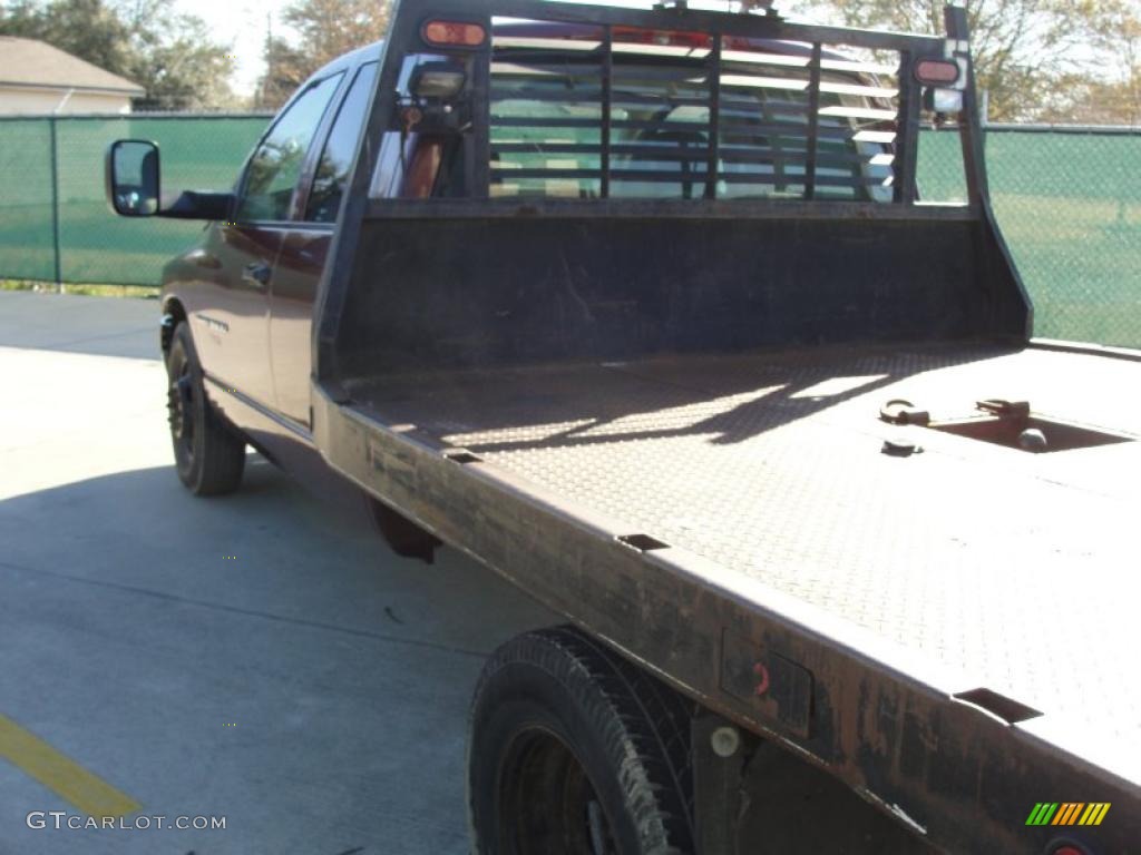 2003 Ram 3500 ST Quad Cab Chassis - Dark Garnet Red Pearl / Dark Slate Gray photo #5