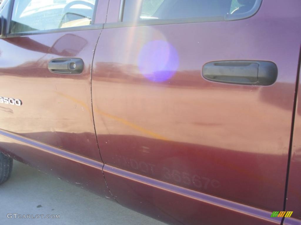 2003 Ram 3500 ST Quad Cab Chassis - Dark Garnet Red Pearl / Dark Slate Gray photo #26