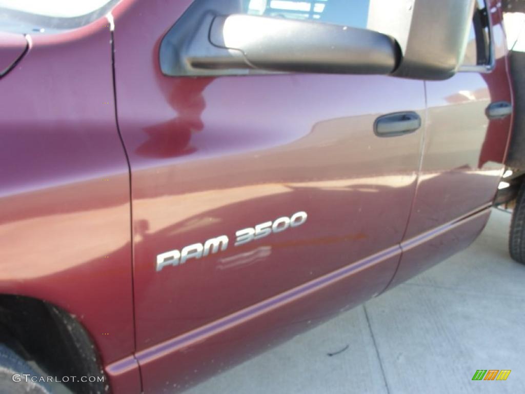 2003 Ram 3500 ST Quad Cab Chassis - Dark Garnet Red Pearl / Dark Slate Gray photo #27