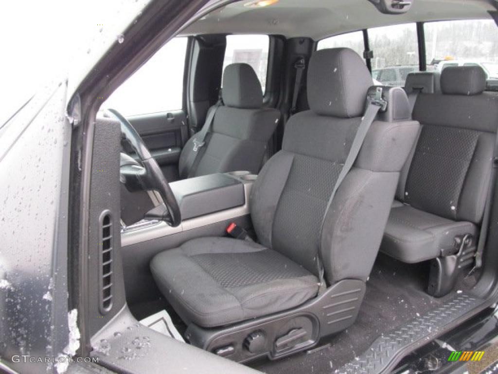 Black Interior 2008 Ford F150 FX4 SuperCab 4x4 Photo #44241629