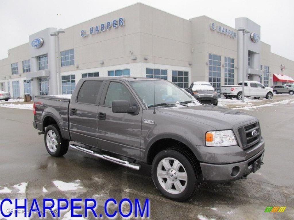 2008 F150 FX4 SuperCrew 4x4 - Dark Shadow Grey Metallic / Medium/Dark Flint photo #1